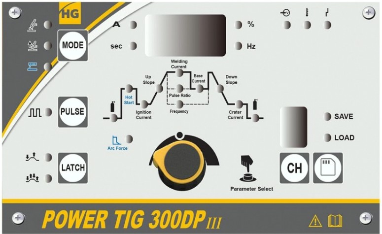 Аппарат аргонно-дуговой сварки Hugong POWER TIG 300DP III [029638]
