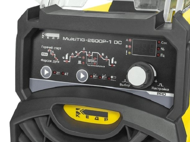 Аппарат аргонно-дуговой сварки Кедр MultiTIG-2500P-1 DC НАКС (горелка) [8014401]