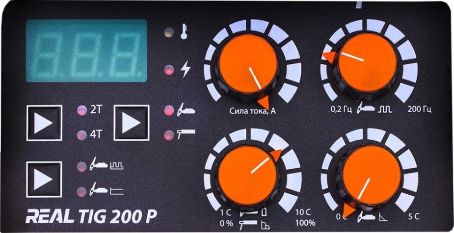 Аппарат аргонно-дуговой сварки СВАРОГ REAL TIG 200 P (W224) НАКС [00000095956]