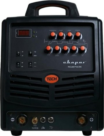 Аппарат аргонно-дуговой сварки СВАРОГ TECH TIG 200 P AC/DC (E101) НАКС РФ [00000093846]