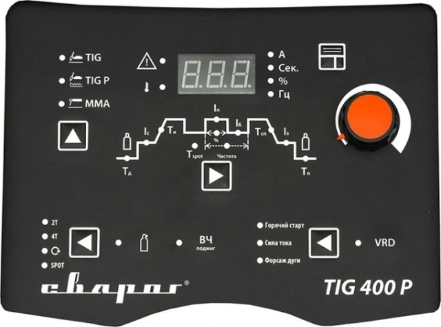 Аппарат аргонно-дуговой сварки СВАРОГ TIG 400P (W322) [00000094495]