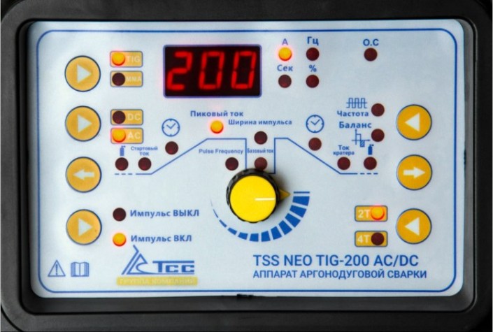 Аппарат аргонно-дуговой сварки ТСС NEO TIG-200 AC/DC [033313]
