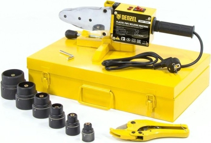 Аппарат для сварки пластиковых труб Denzel DWP-1500 94205 [94205]