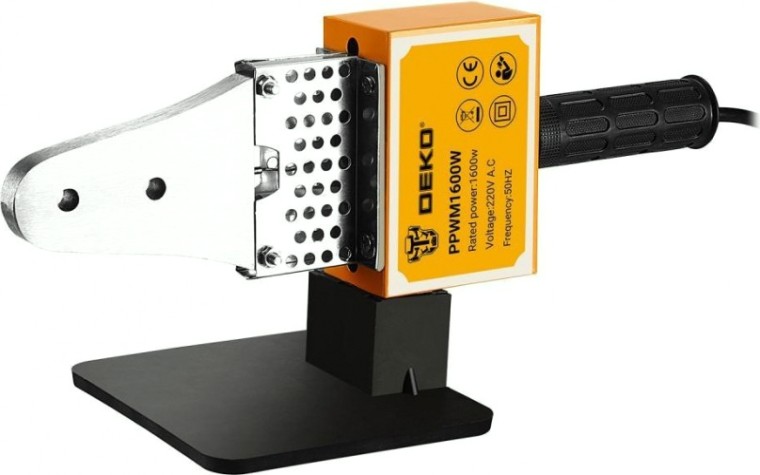 Аппарат для сварки полипропиленовых труб DEKO PPWM1600W 3 насадки (20-32 мм) [063-4203]