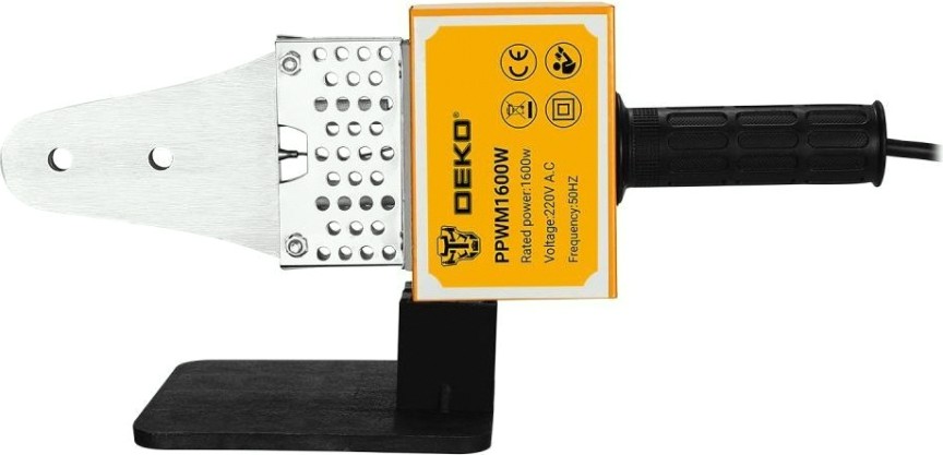Аппарат для сварки полипропиленовых труб DEKO PPWM1600W 3 насадки (20-32 мм) [063-4203]