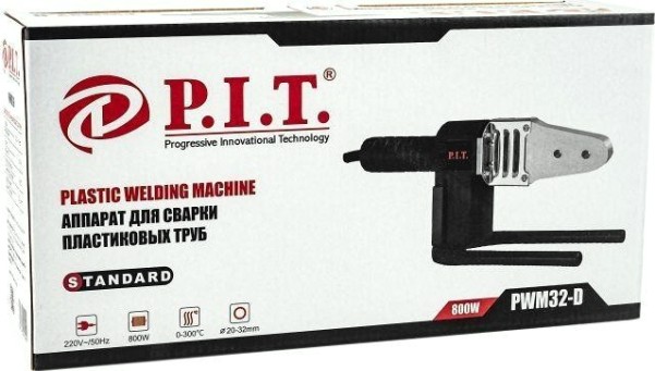 Аппарат для сварки полипропиленовых труб P.i.t. PWM32-D мастер Аппарат для сварки полипропиленовых труб P.i.t. PWM32-D мастер