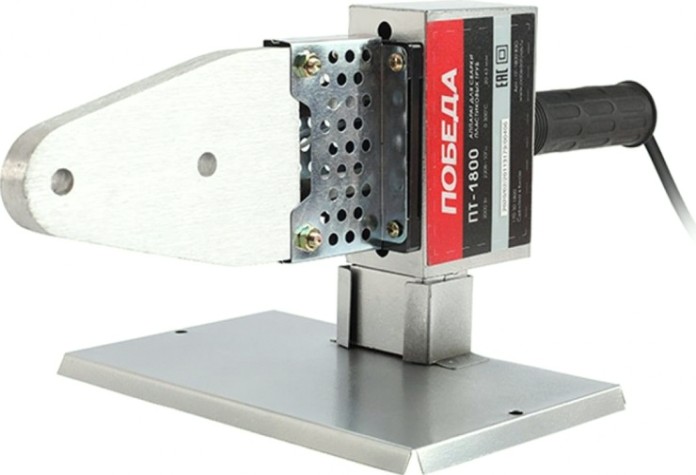 Аппарат для сварки полипропиленовых труб Победа ПТ-1800 6 насадок, кейс [170301800]