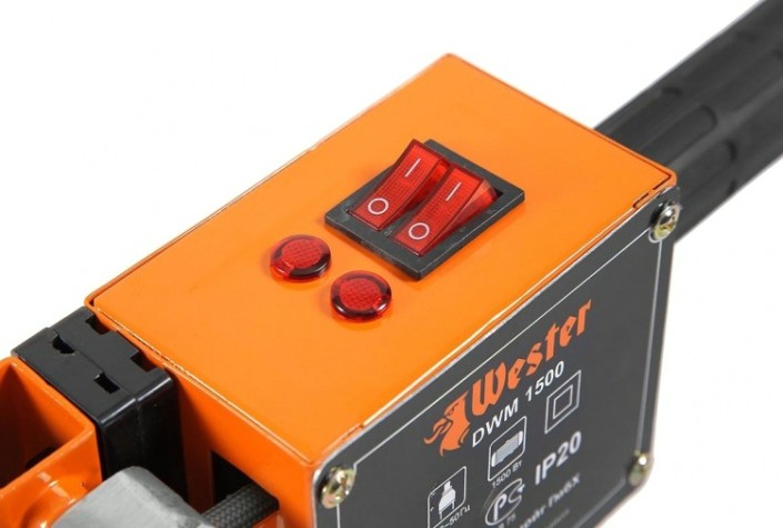 Аппарат для сварки полипропиленовых труб WESTER DWM 1500 с насадками 6шт. [178-003]