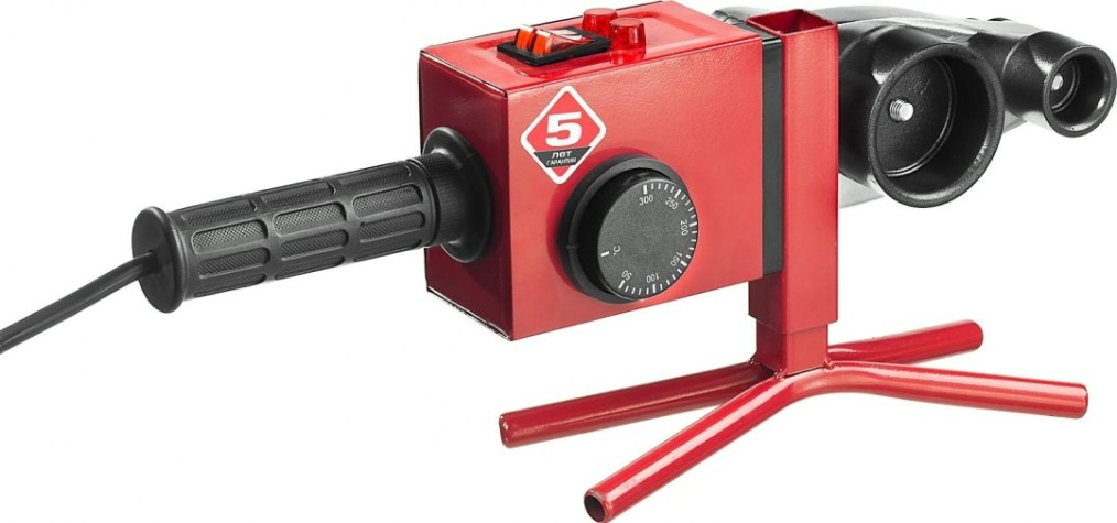 Аппарат для сварки полипропиленовых труб ЗУБР МАСТЕР (паяльник) для 1000/2000вт, 50-300с, насадки 20, 2 [АСТ-2000]