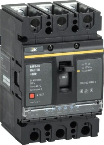 Автоматический выключатель IEK MASTER ВА88-35 3п 250А 35кА [SVA30-3-0250-02]