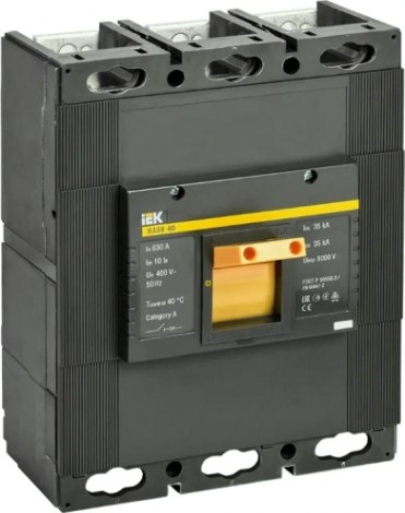 Автоматический выключатель IEK ВА 88-40 3п 630А 35кА [SVA50-3-0630]