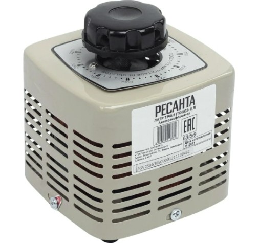 Автотрансформатор Ресанта TDGC2 - 0,5K однофазный (ЛАТР) [63/5/9]