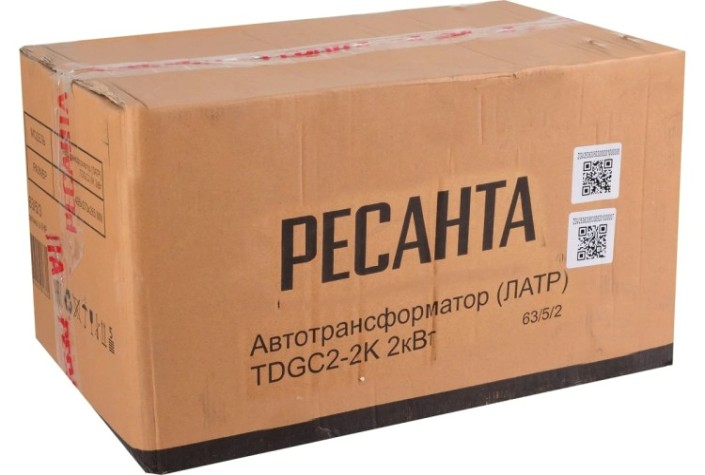 Автотрансформатор Ресанта TDGC2 - 2K однофазный (ЛАТР) [63/5/2]