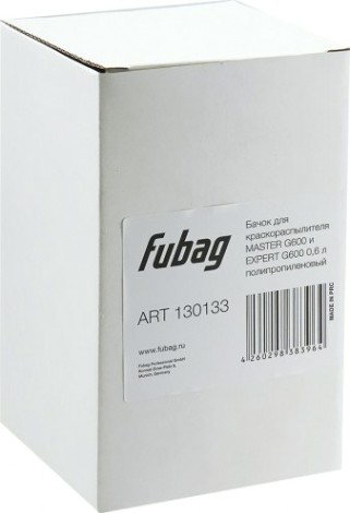 Бачок FUBAG для краскораспылителя master g600 expert g600_0.6л полипропиленовый [130133]