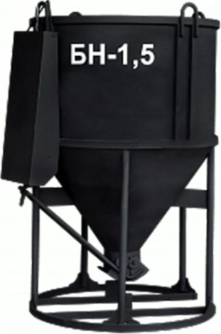 Бадья для бетона Специалист БН-1,5 (лоток) [990.150.00.000]