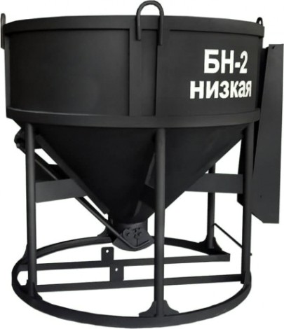 Бадья для бетона Специалист БН-2 (лоток), низкая L-1850 [989.200.00.000]