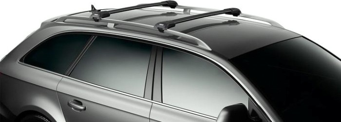 Багажник THULE WingBar Edge M/L на Fixpoint черный (на интегрированные рейлинги) 9595B [9595B]