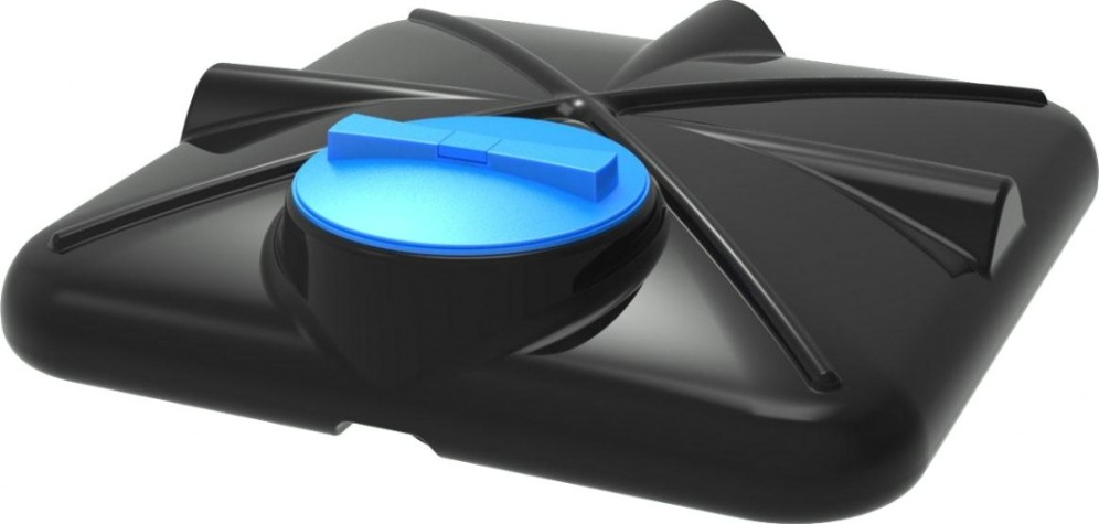 Бак для душа POLIMER GROUP «РОСА» 130л с крышкой [DRS130S1]