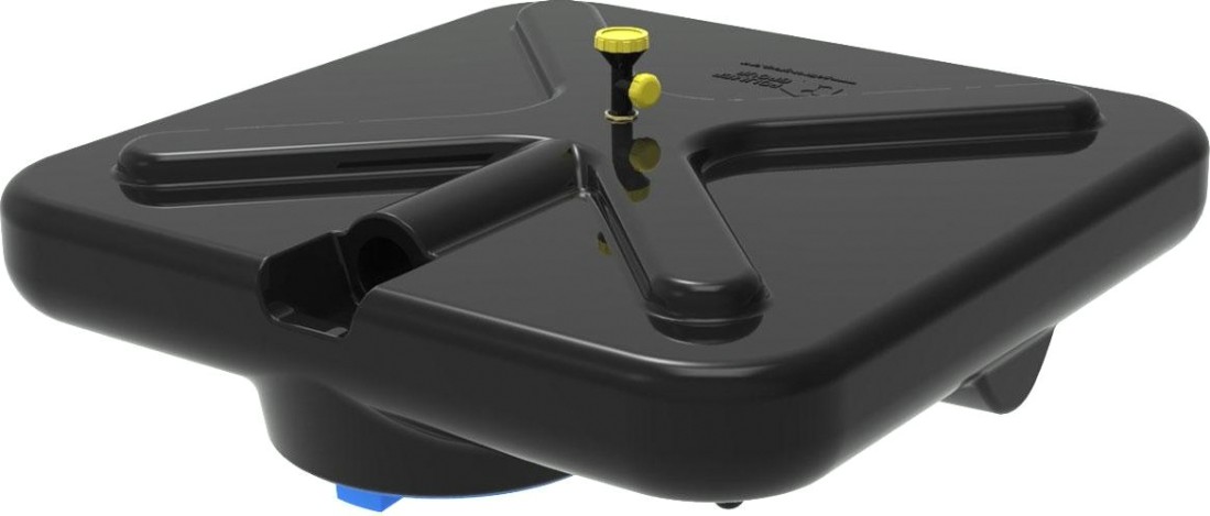 Бак для душа POLIMER GROUP «РОСА» 160л с крышкой [DRS160S1]