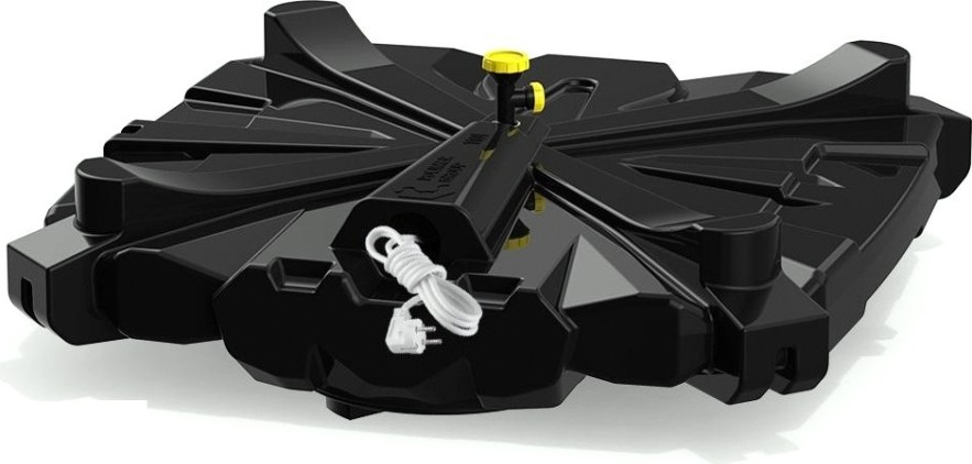 Бак для душа POLIMER GROUP «РОСА - 2» 110л с крышкой и подогревом [DRSR2110S112]