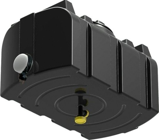 Бак для душа POLIMER GROUP серии «R» 100 л с крышкой и подогревом [DR100S112]