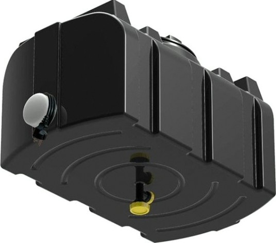 Бак для душа POLIMER GROUP серии «R» 200 л с крышкой и подогревом [DR200S112]