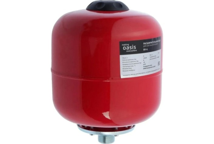 Бак расширительный OASIS RV 6 цилиндрический [4640039483076]