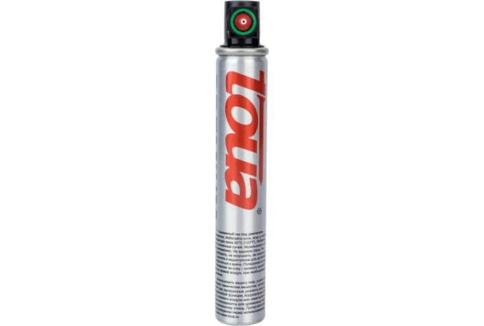 Баллон газовый TOUA Premium с зеленым клапаном для монтажных пистолетов [toua-fcg]