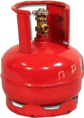 Баллон пропановый НЗГА 5 л с ВБ-2 (вентиль) [00000000005]