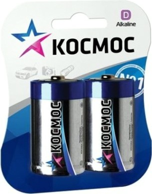 Батарейка КОСМОС LR20MAX2BL (2 шт) [KOCLR20MAX2BL]