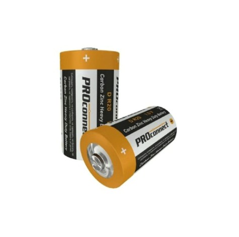 Батарейка Proconnect 30-0050 солевая D/R20, 1,5B, 2 шт Батарейка Proconnect 30-0050 солевая D/R20, 1,5B, 2 шт