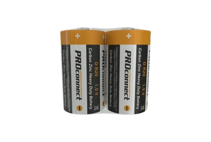 Батарейка Proconnect 30-0050 солевая D/R20, 1,5B, 2 шт