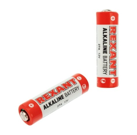 Батарейка REXANT 30-1043 высоковольтная A27, 12B, 5 шт, блистер