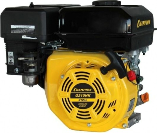 Бензиновый двигатель CHAMPION G201HK (6,5лс/4,8квт 196см³ 20мм шпонка 15,4кг)