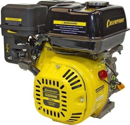 Бензиновый двигатель CHAMPION G250HK (8лс/5,9квт 252см³ 25,4 мм шпонка 16,5кг) Бензиновый двигатель CHAMPION G250HK (8лс/5,9квт 252см³ 25,4 мм шпонка 16,5кг)