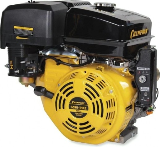 Бензиновый двигатель CHAMPION G390-1HKE (13лс/9,6квт 389см³ 25,4мм шпонка 35,7кг эл.старте Бензиновый двигатель CHAMPION G390-1HKE (13лс/9,6квт 389см³ 25,4мм шпонка 35,7кг эл.старте