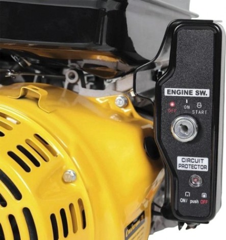 Бензиновый двигатель CHAMPION G390-1HKE (13лс/9,6квт 389см³ 25,4мм шпонка 35,7кг эл.старте