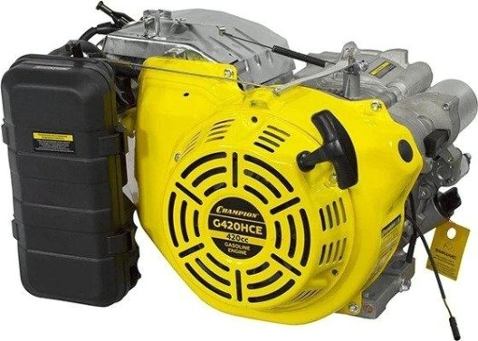 Бензиновый двигатель CHAMPION G420HCE (15лс/11квт, конус) Бензиновый двигатель CHAMPION G420HCE (15лс/11квт, конус)