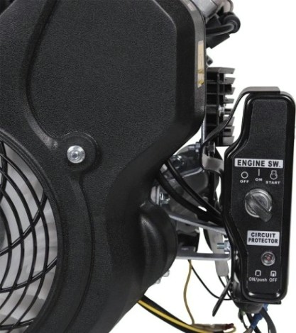 Бензиновый двигатель CHAMPION G680HKE (21лс/15,5квт 678см³ 25мм 48кг шпонка, эл.стартер,