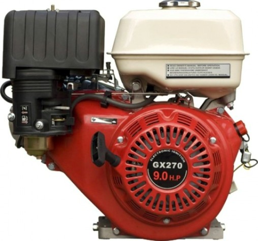 Бензиновый двигатель GROST GX 270 8,4 л.с. (вал 25.4 мм шпонка) [109852]