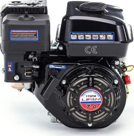 Бензиновый двигатель LIFAN 170FM 7,0 л.с. (вал 19,05 мм)