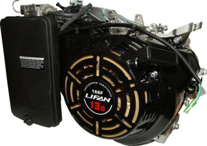 Бензиновый двигатель LIFAN 188F-V 13,0 л.с. (конический вал, для генератора)
