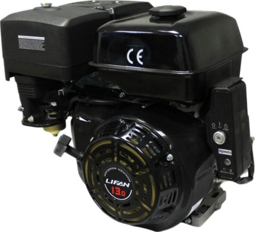 Бензиновый двигатель LIFAN 188FD-3А 13,0 л.с. (вал 25 мм, 3А, электростартер)