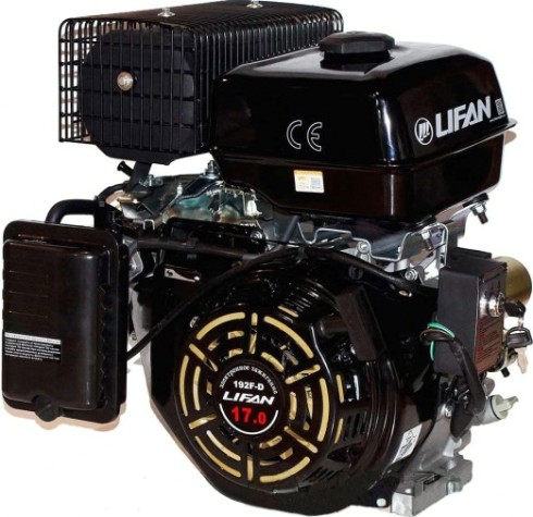 Бензиновый двигатель LIFAN 192F D-3А 17,0 л.с. (вал 25 мм, 3А, электростартер) [192FD-3А]