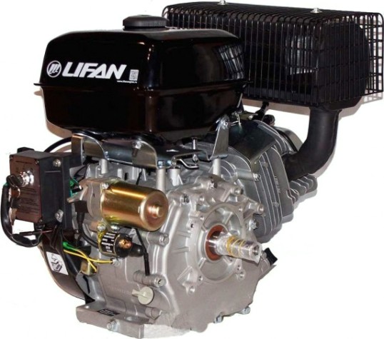 Бензиновый двигатель LIFAN 192F D-3А 17,0 л.с. (вал 25 мм, 3А, электростартер) [192FD-3А]