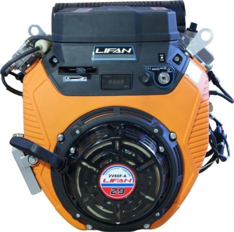 Бензиновый двигатель LIFAN 2V80F-A 29 л.с. (вал 25 мм, 20А) [2V80F-A (20A)]