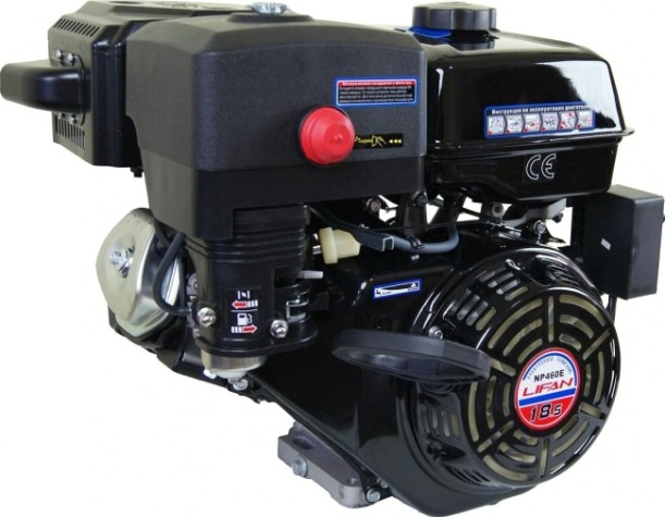 Бензиновый двигатель LIFAN NP460E 18А 18,5 л.с. (вал 25 мм, 18А, электростартер)
