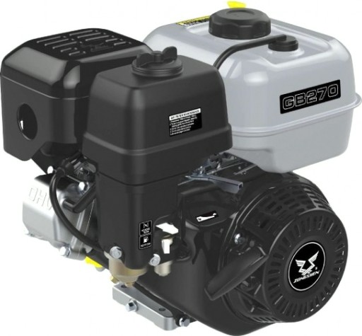 Бензиновый двигатель ZONGSHEN GB 270 9 л.с. (вал 25,4 мм, нестандартный) [1T90QW270]