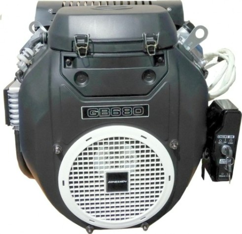 Бензиновый двигатель ZONGSHEN GB 680VE 24 л.с. (вал конус) [1T90QF680]