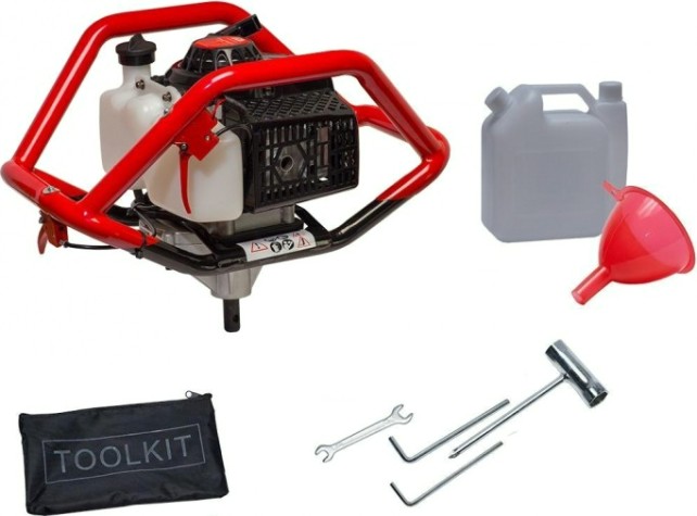 Бензобур ADA GroundDrill ROCKY SET 8 + шнек Frozen GD 250(800 мм) + удлн. Extension 500 [А00705]